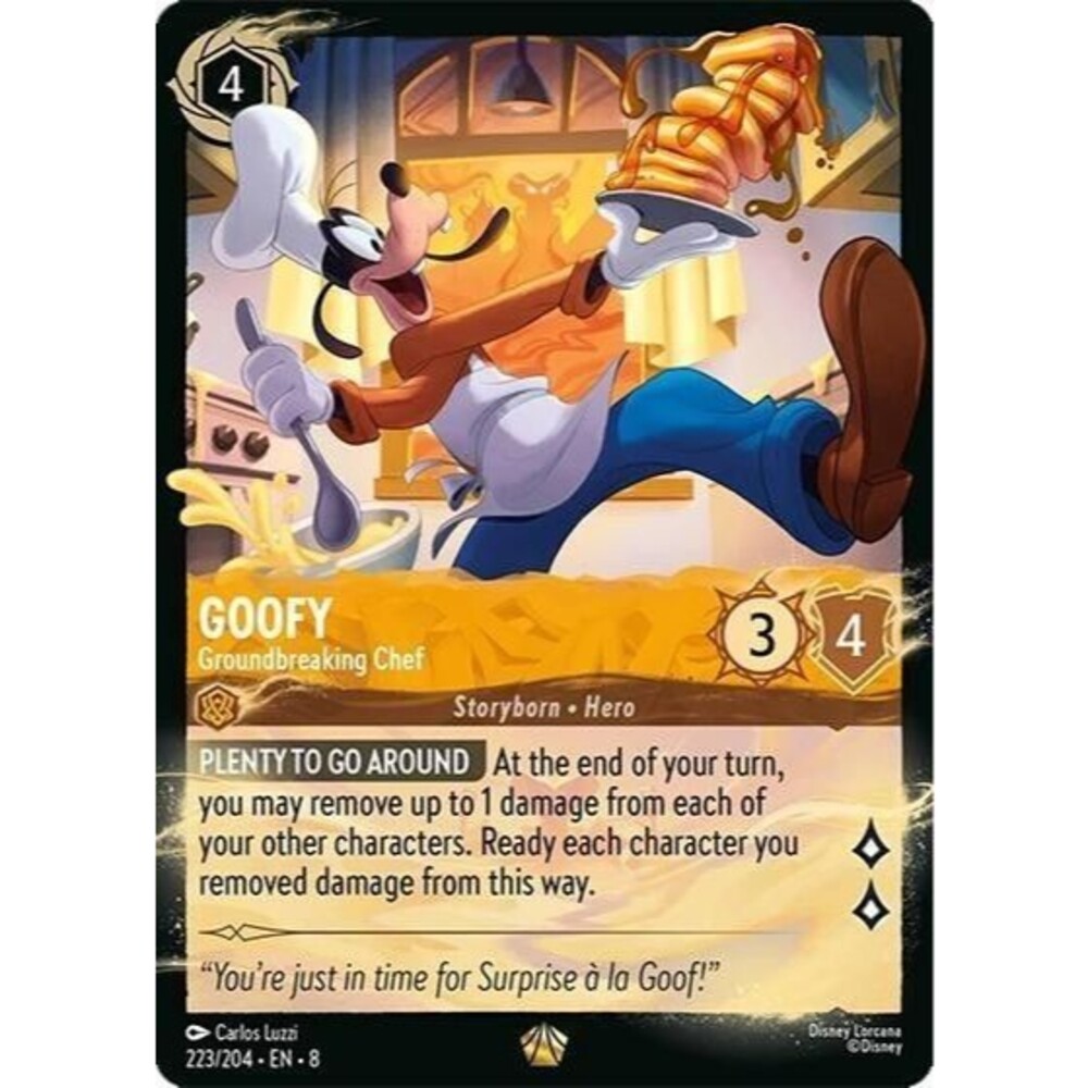 Lorcana- Goofy - Groundbreaking Chef - Reign of Jafar FOIL